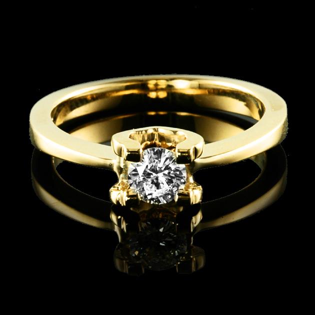 סוליטרים - טבעות אירוסין - SRE-2026 Y